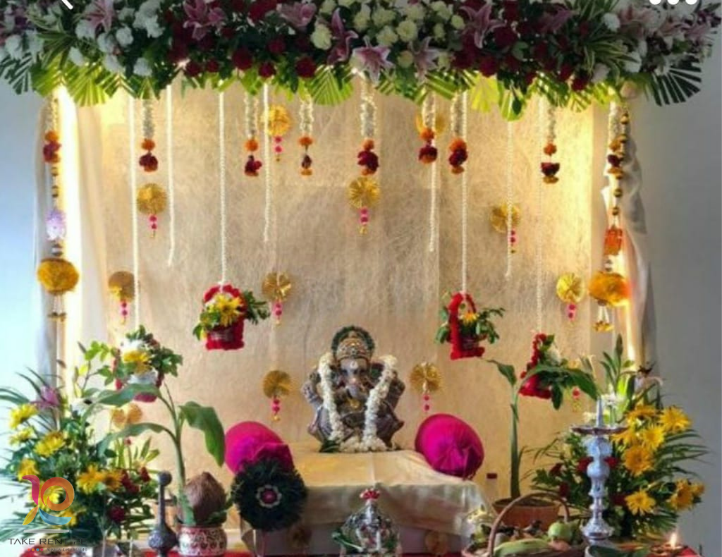 Elegent Ganpati decoration