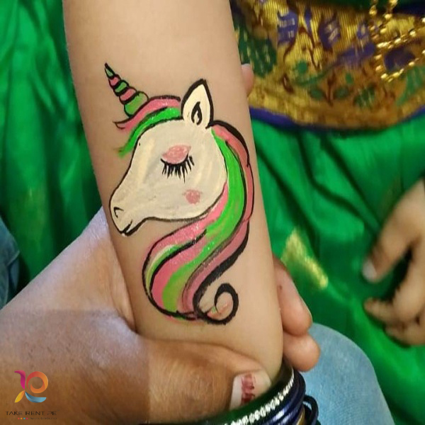 Birthday party (Acrylic Color Tattoo) Birthday party (Acrylic Color Tattoo)