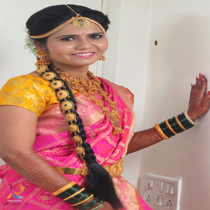 South Indian 3D Bridal Makeup South Indian 3D Bridal Makeup