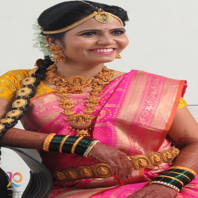 South Indian 3D Bridal Makeup South Indian 3D Bridal Makeup